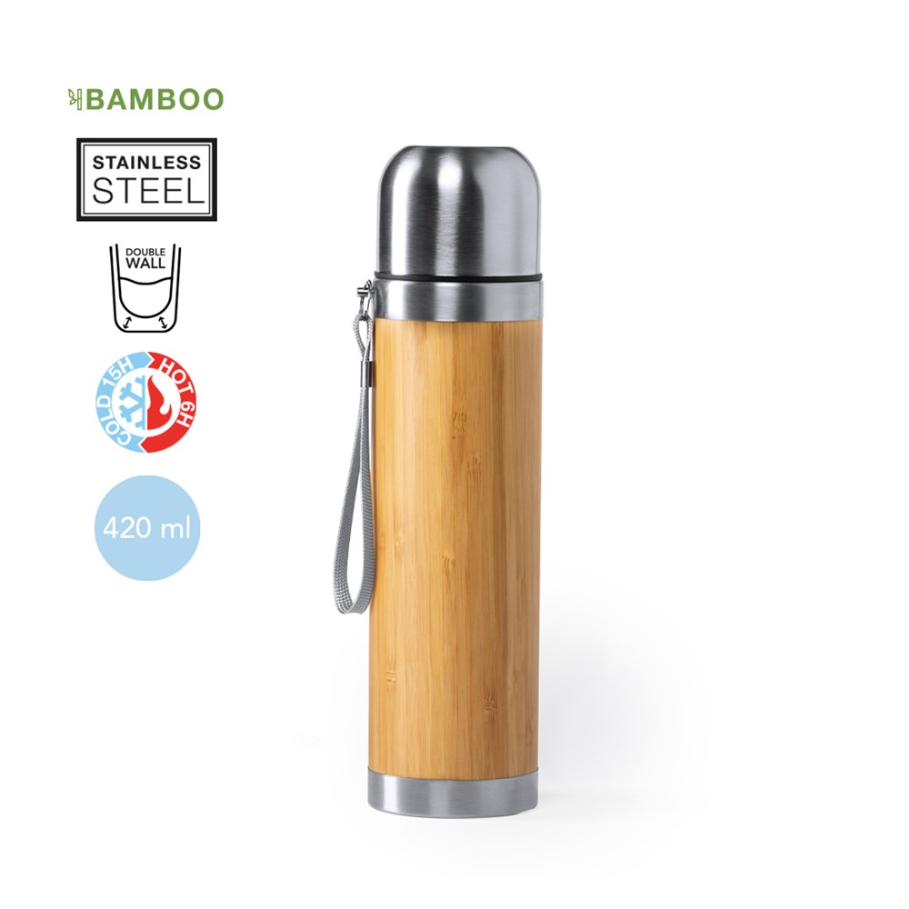 Bamboe Thermosfles Tiaky 420 ml