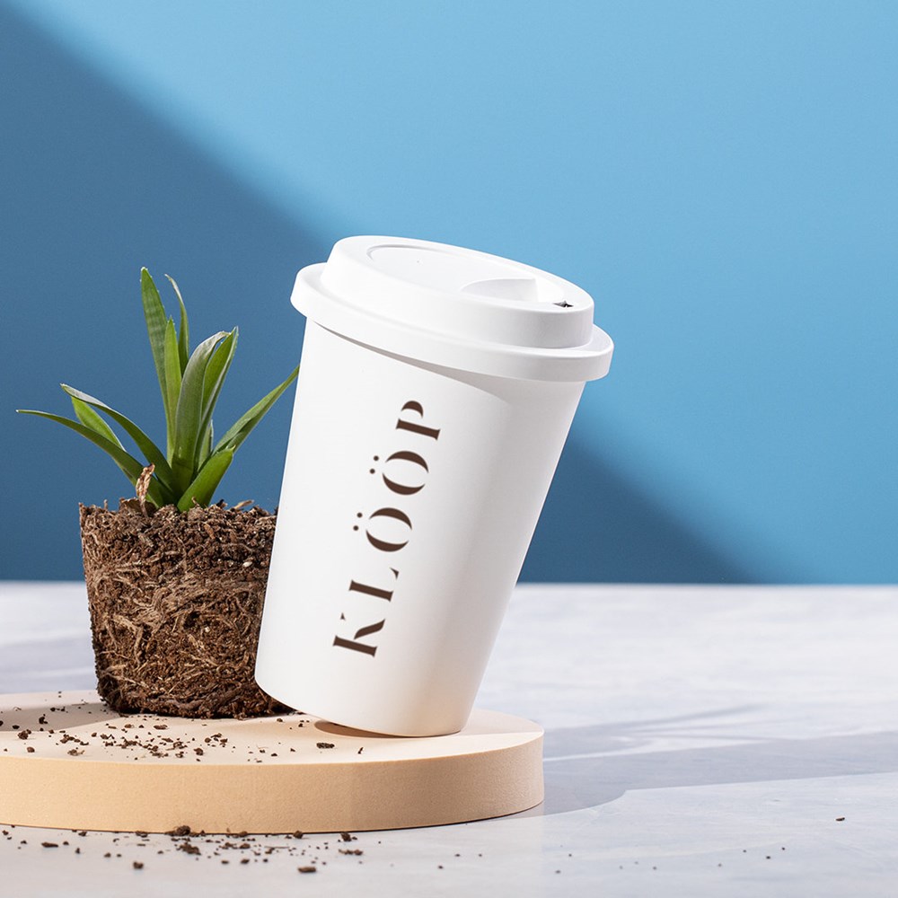 Eco Koffiebeker Composteerbaar PLA 450 ml