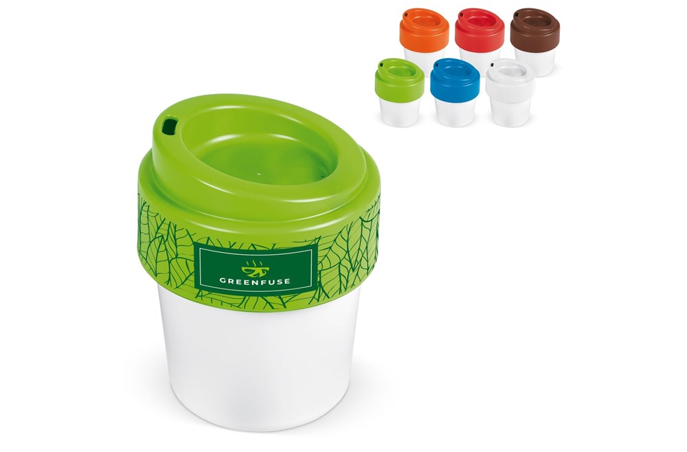 Eco Koffiebeker met deksel 240 ml