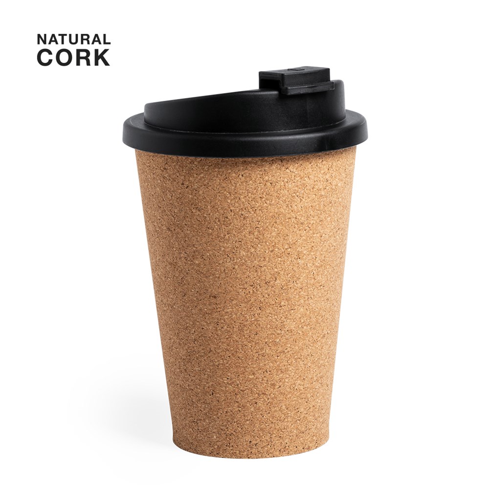 Eco Koffiebeker Natuurkurk 350 ml