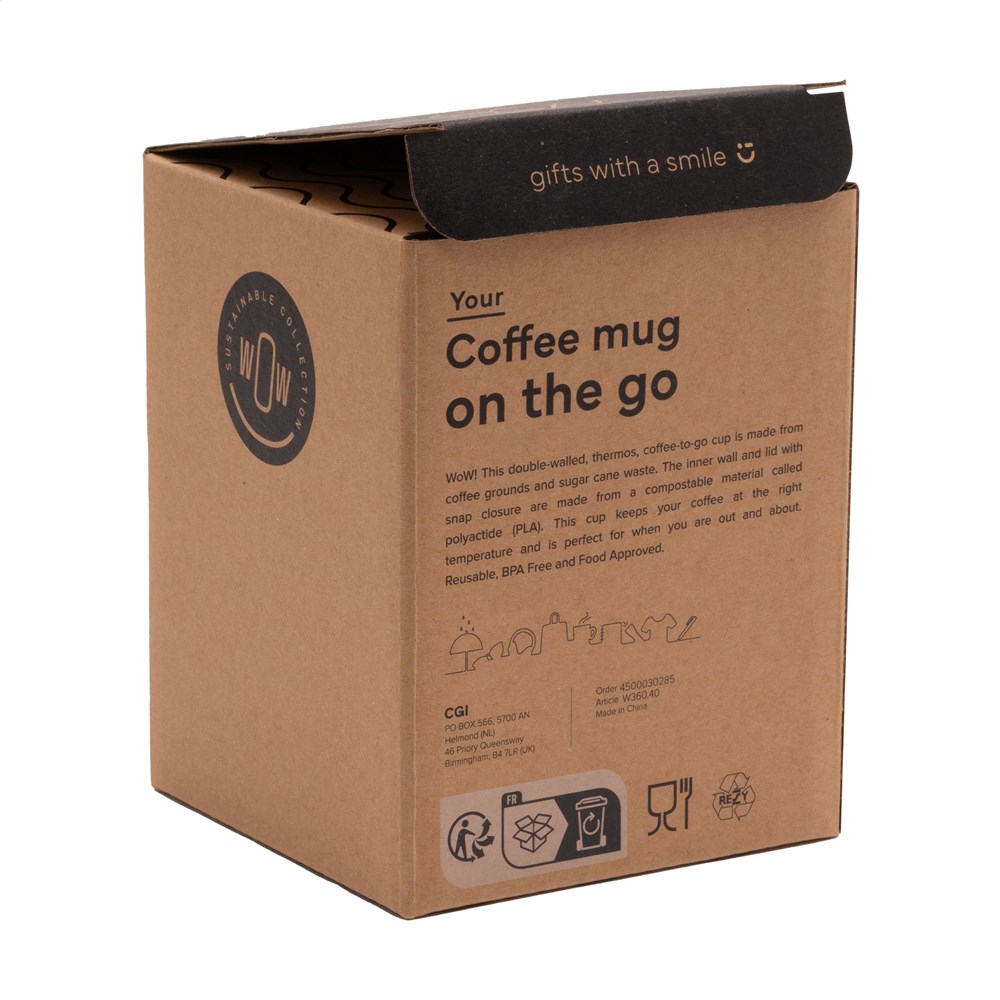 Eco Koffiebeker To Go Koffiedik 250 ml