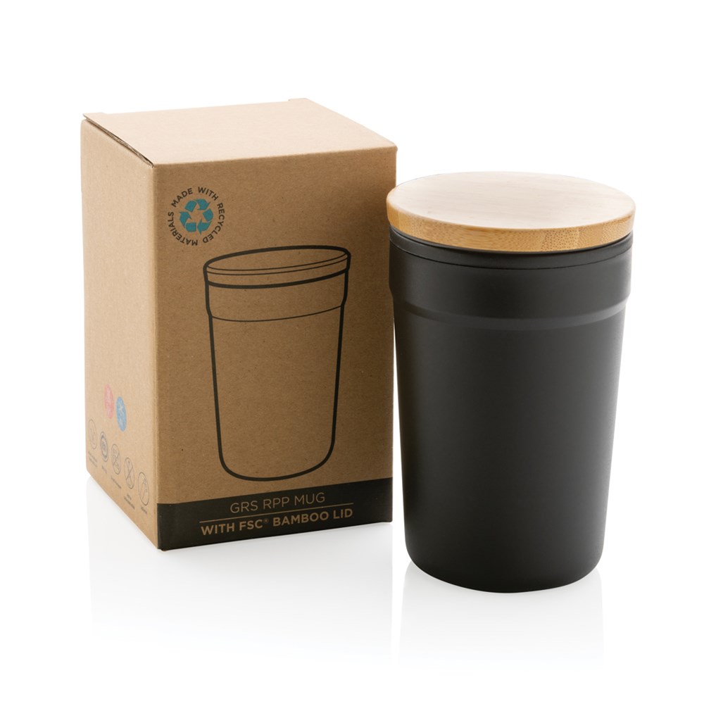 Eco Reisbeker Bamboe Deksel 300 ml
