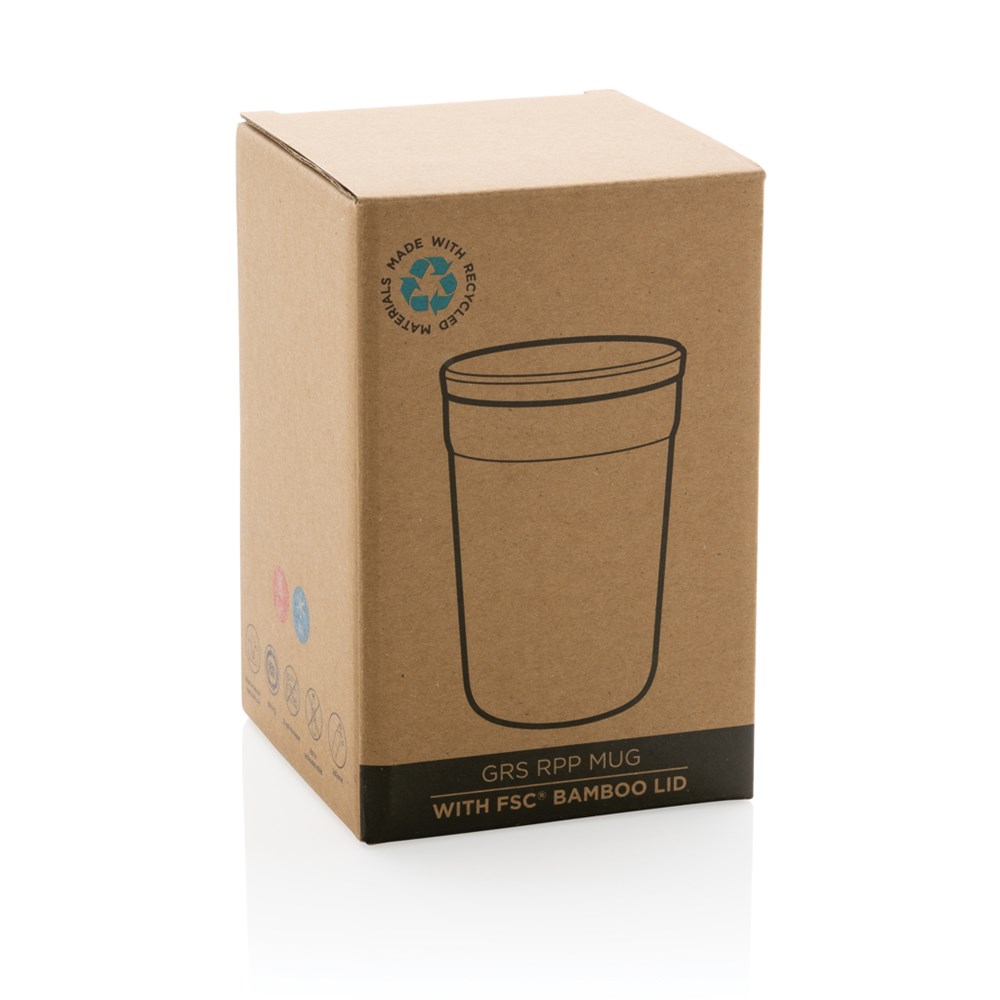 Eco Reisbeker Bamboe Deksel 300 ml