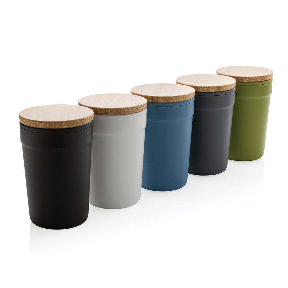 Eco Reisbeker Bamboe Deksel 300 ml
