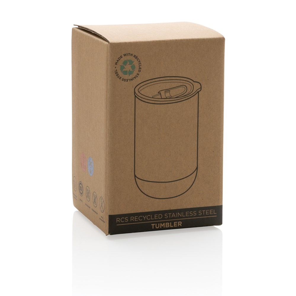 Eco Reisbeker Gerecycled RVS 360 ml