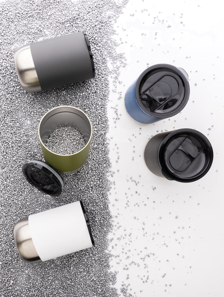 Eco Reisbeker Gerecycled RVS 360 ml