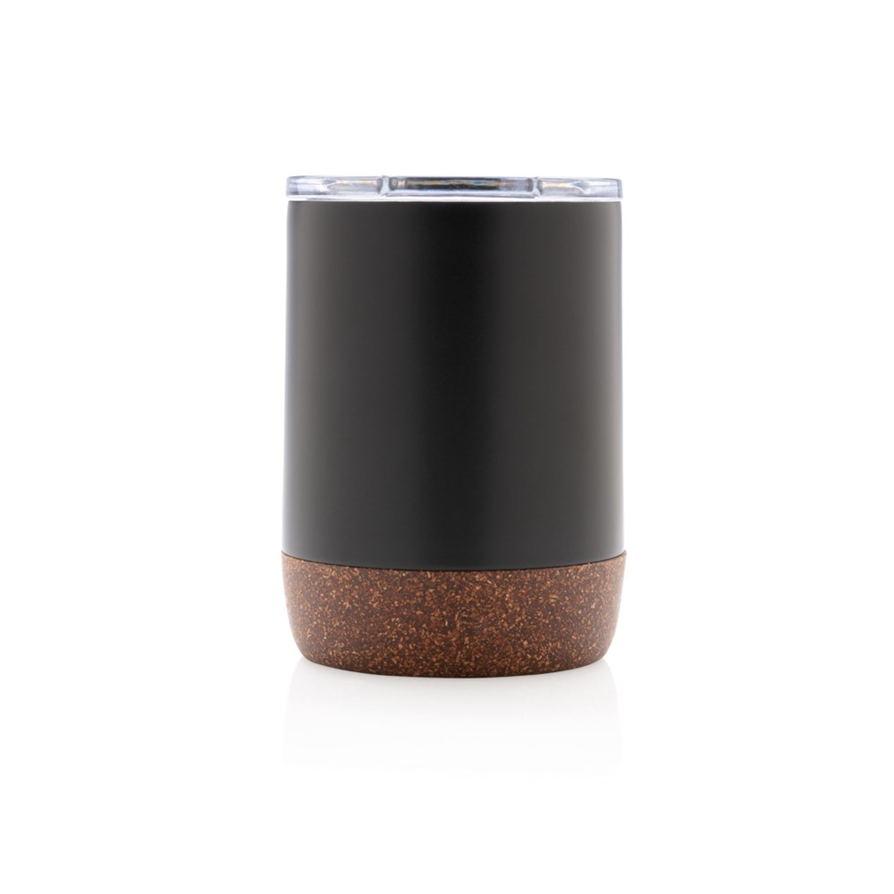Eco Reisbeker Gerecycled RVS Kurkbodem 180 ml