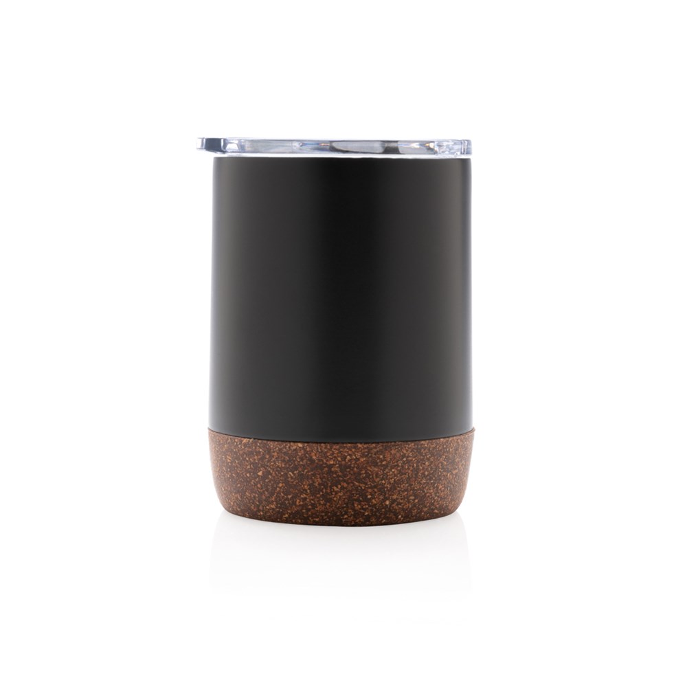 Eco Reisbeker Gerecycled RVS Kurkbodem 180 ml