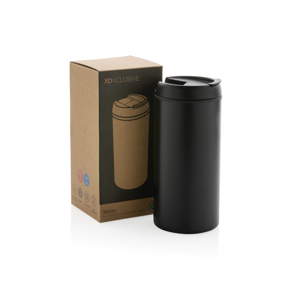 Eco Reisbeker Gerecycled RVS Metro 300 ml