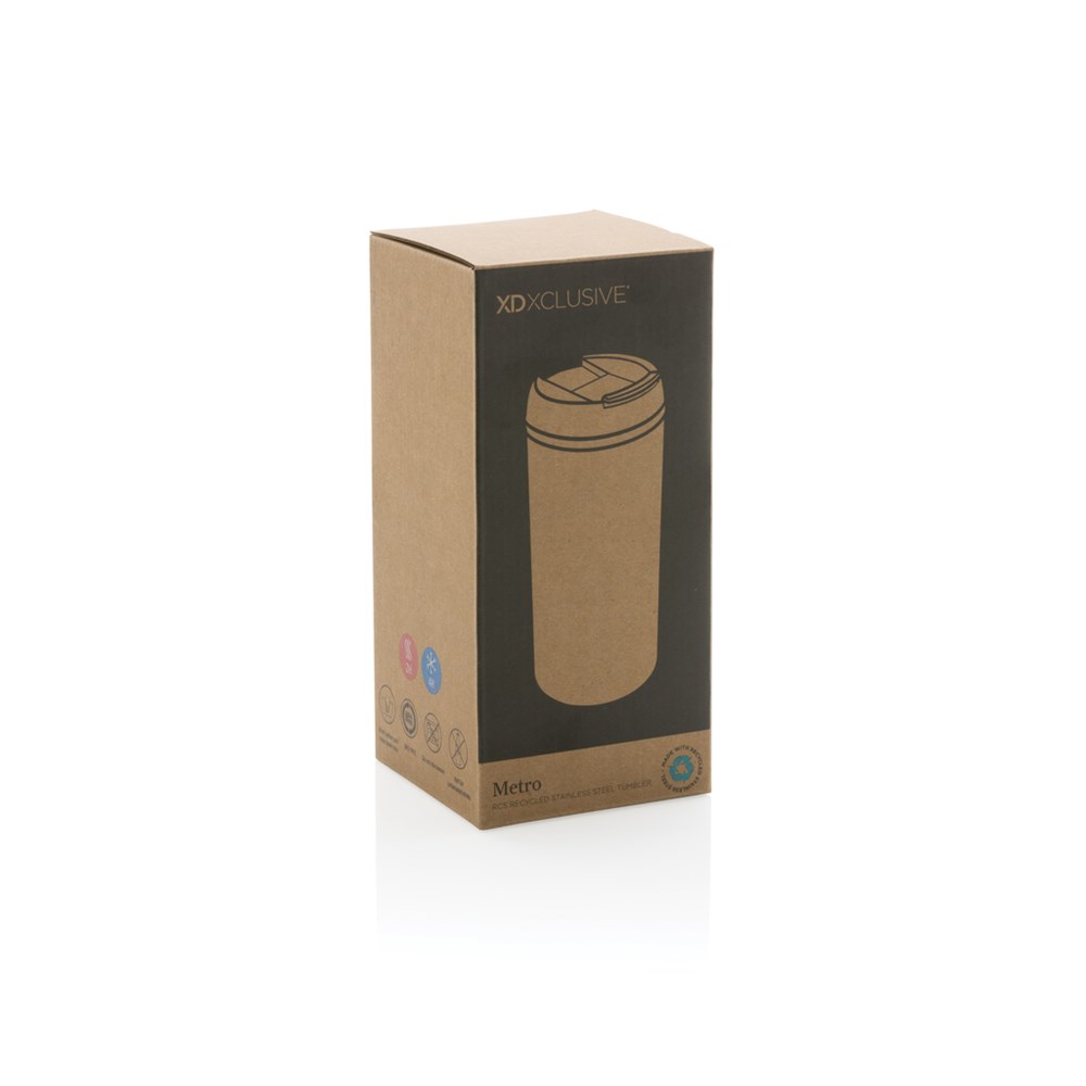 Eco Reisbeker Gerecycled RVS Metro 300 ml