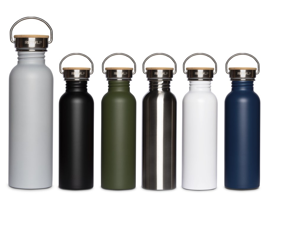 Retulp Waterfles RVS Bamboe Dop 750 ml