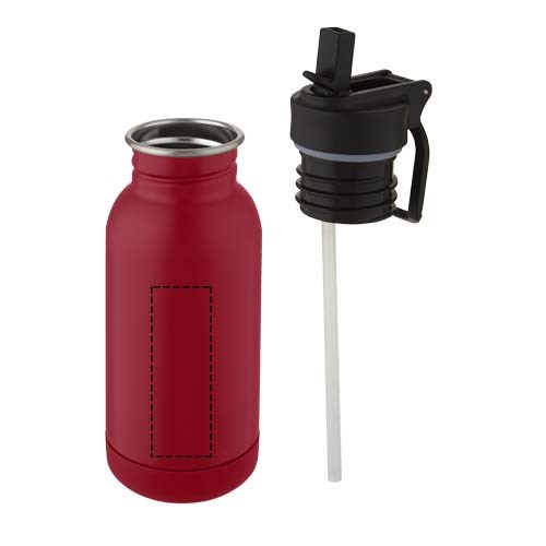 Sportfles RVS Met Rietje 400 ml