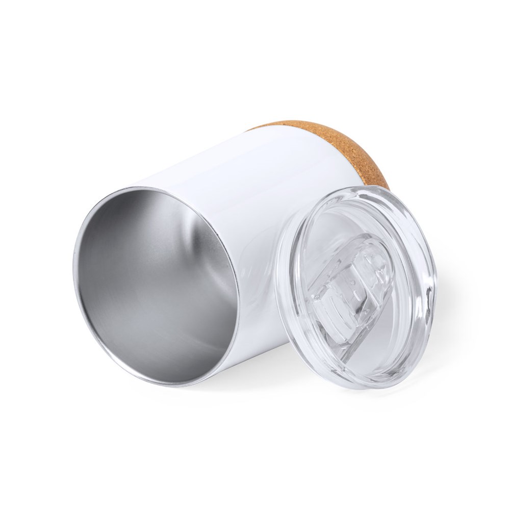 Thermosbeker RVS Kurkbodem 330 ml