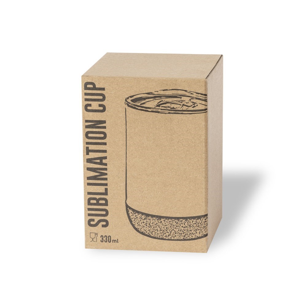Thermosbeker RVS Kurkbodem 330 ml