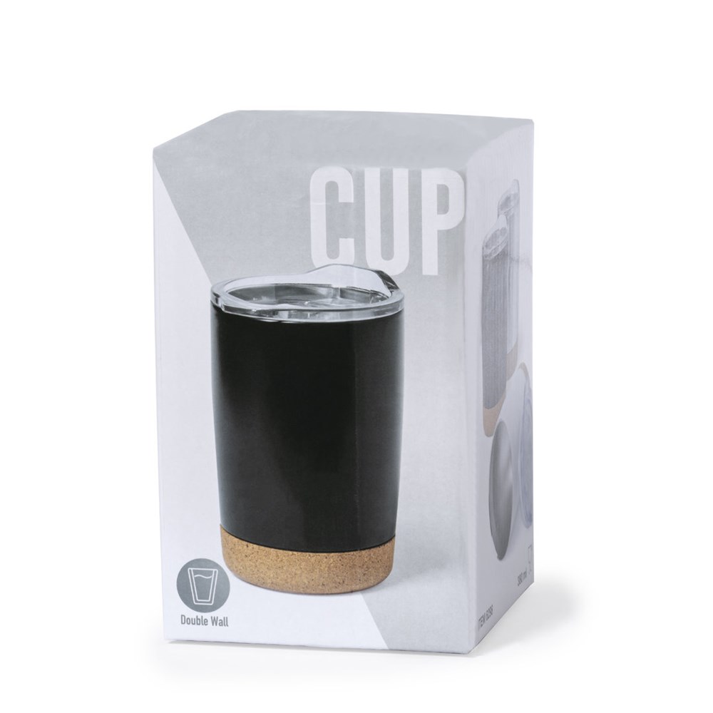 Thermosbeker RVS Kurkbodem 380 ml