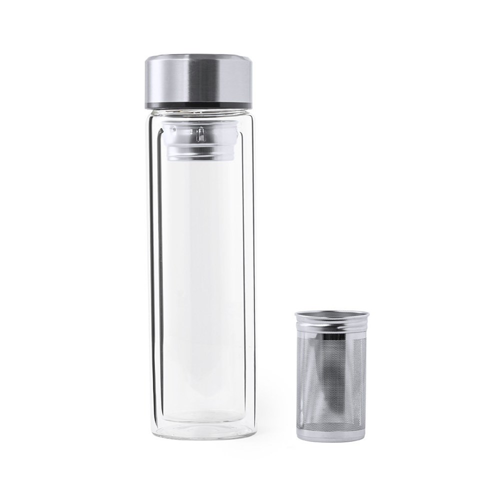 Thermosfles Bekins Glas RVS 390 ml