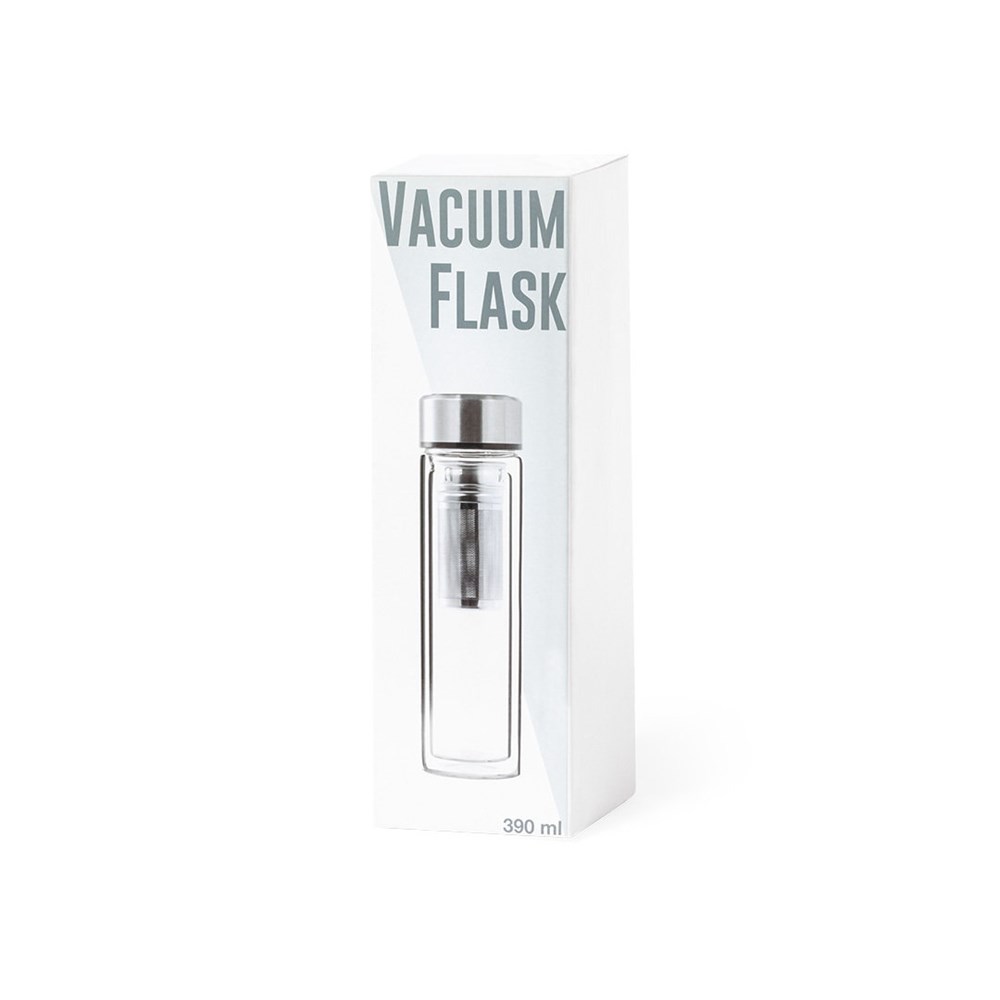 Thermosfles Bekins Glas RVS 390 ml