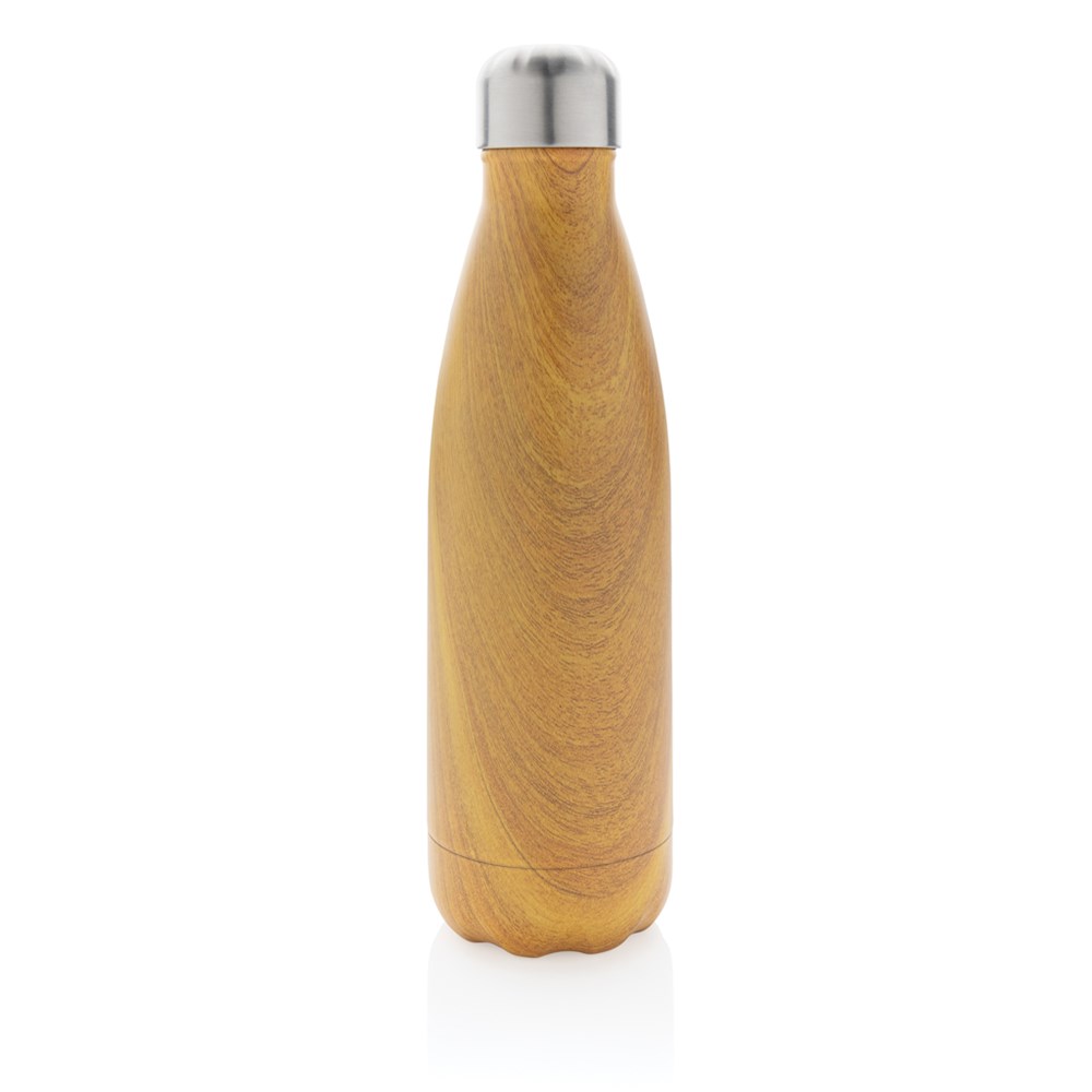 Thermosfles RVS Houtdessin 500 ml