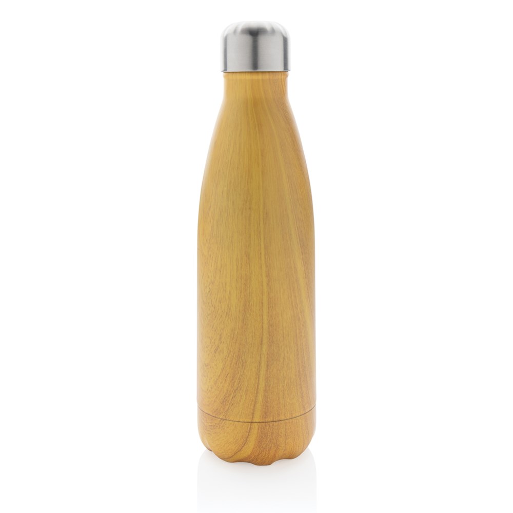Thermosfles RVS Houtdessin 500 ml