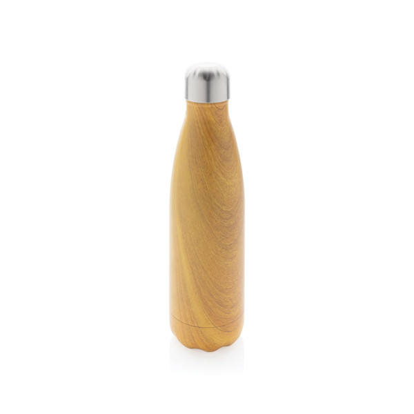 Thermosfles RVS Houtdessin 500 ml