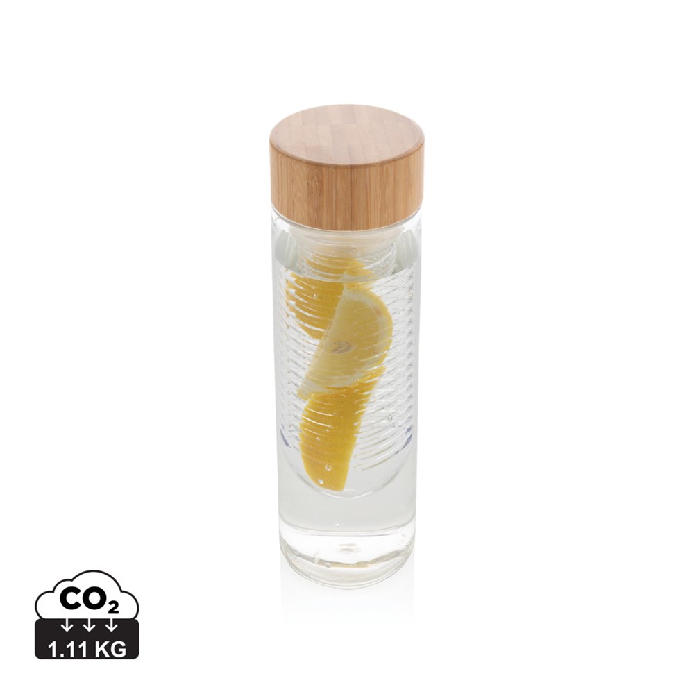 Waterfles Fruit Infuser Bamboe 640 ml