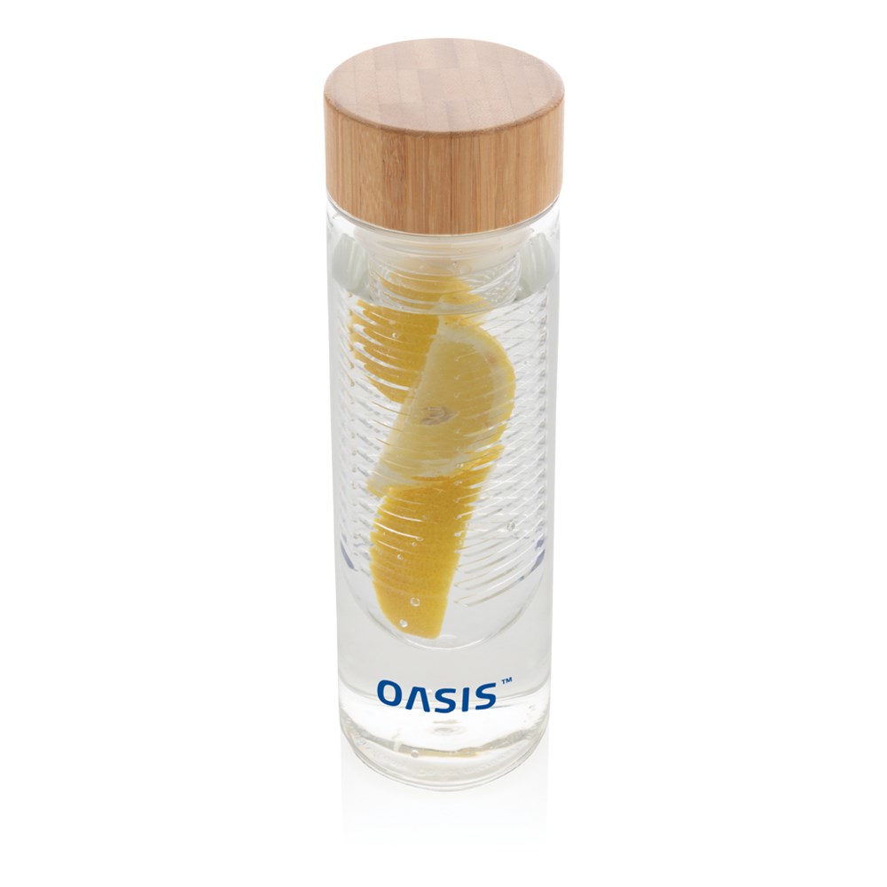 Waterfles Fruit Infuser Bamboe 640 ml