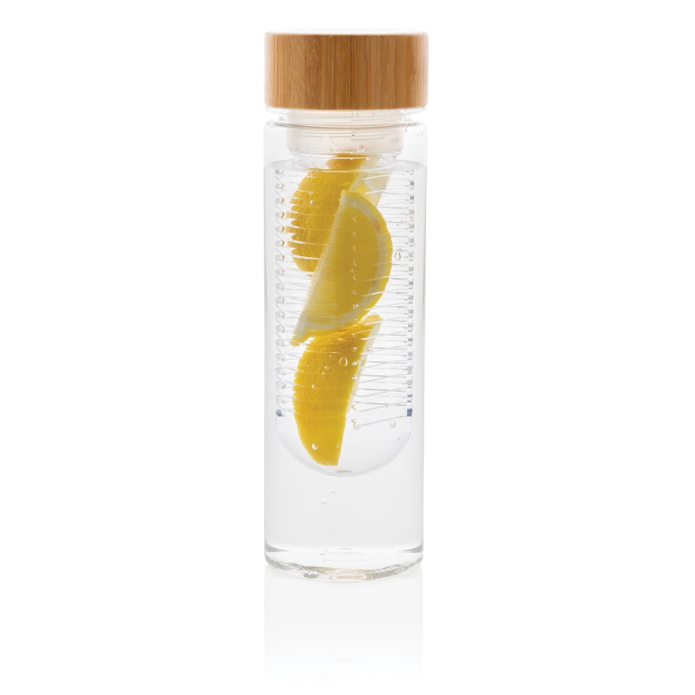 Waterfles Fruit Infuser Bamboe 640 ml