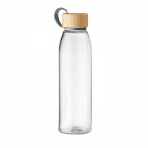 Waterfles Glas Bamboe 500 ml