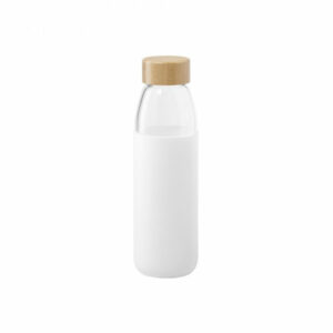 Waterfles Glas Bamboe 540 ml