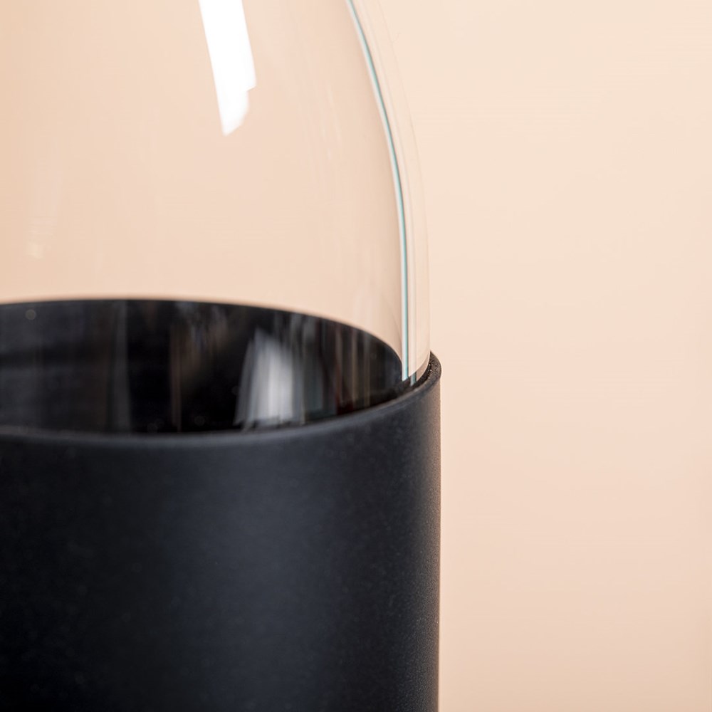 Waterfles Glas Bamboe 540 ml
