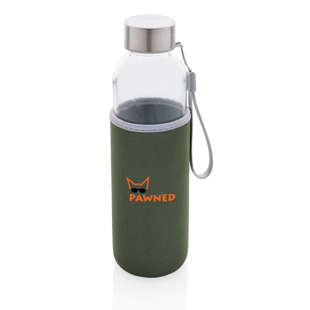 Waterfles Glas Neopreen Hoes 500 ml