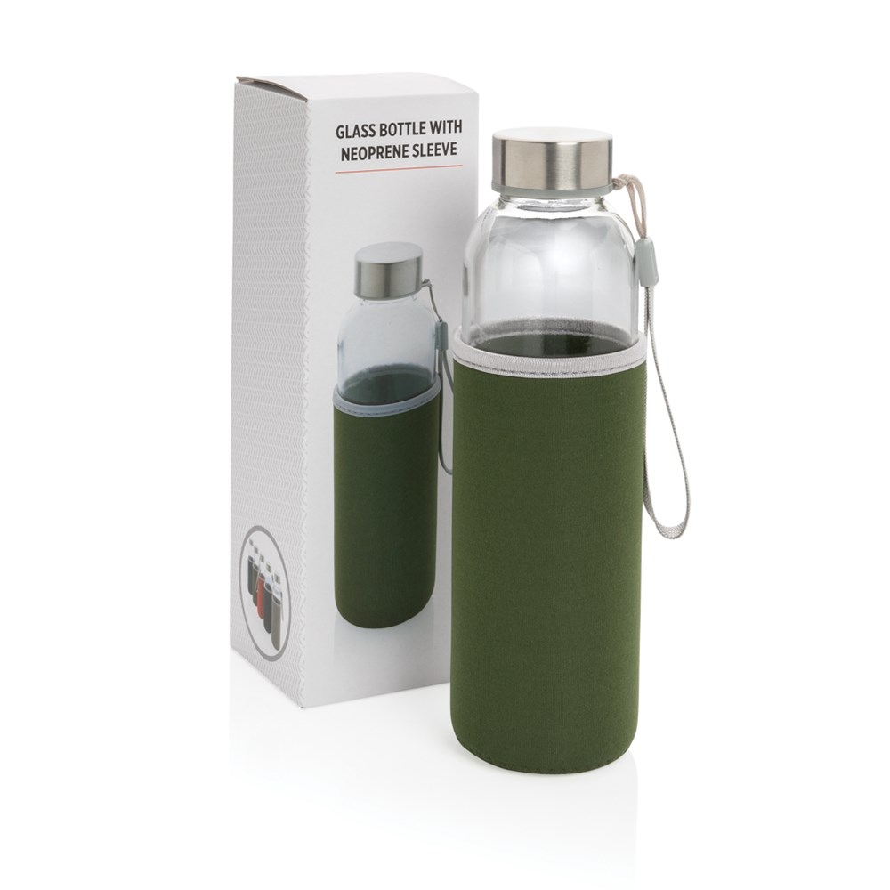 Waterfles Glas Neopreen Hoes 500 ml