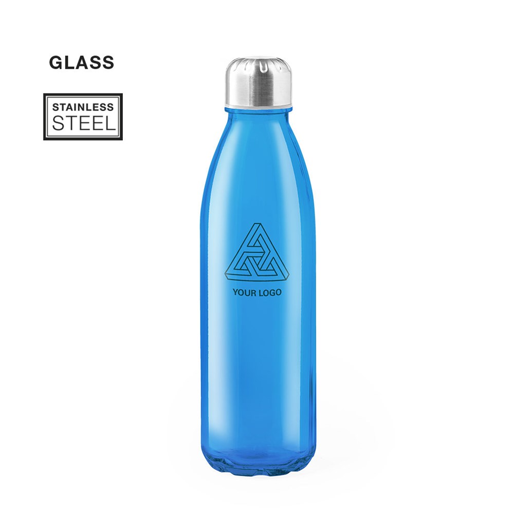 Waterfles Glas RVS 650 ml