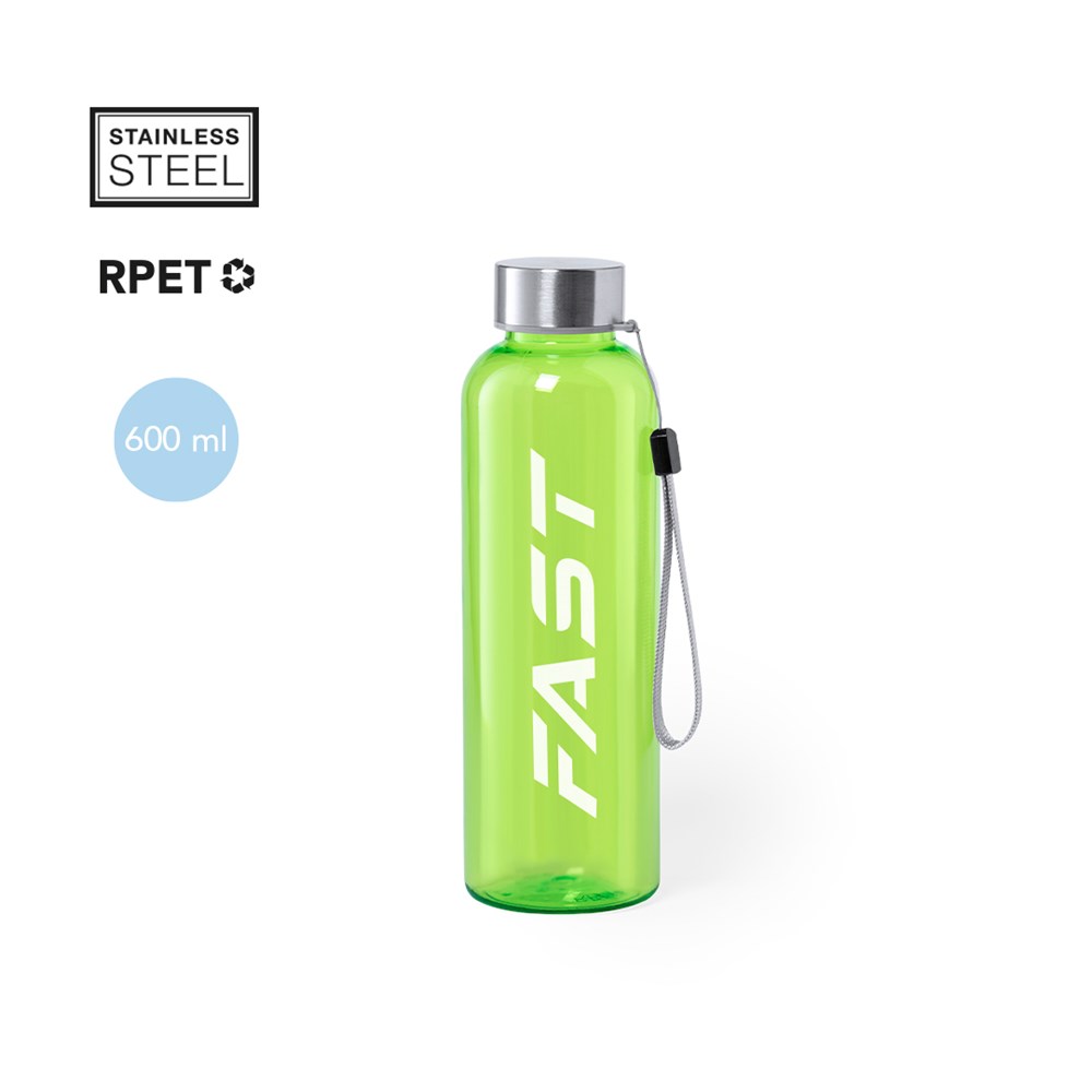 Waterfles Lecit Gerecycled Plastic 600 ml