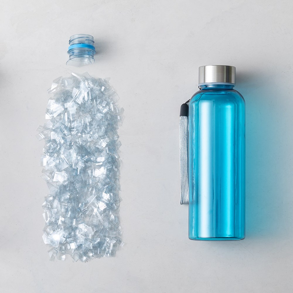 Waterfles Lecit Gerecycled Plastic 600 ml