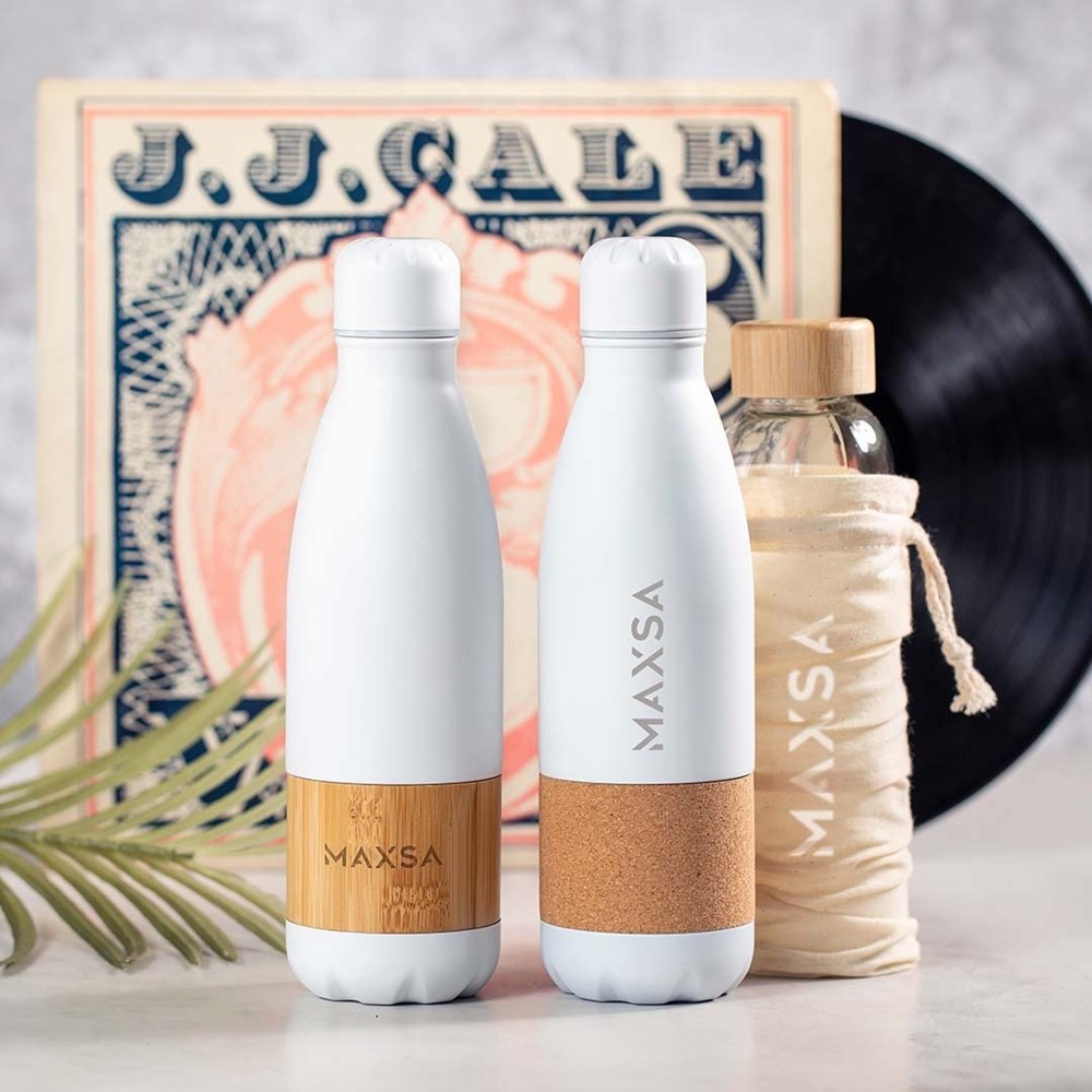 Waterfles Roestvrijstaal Kurk 750 ml