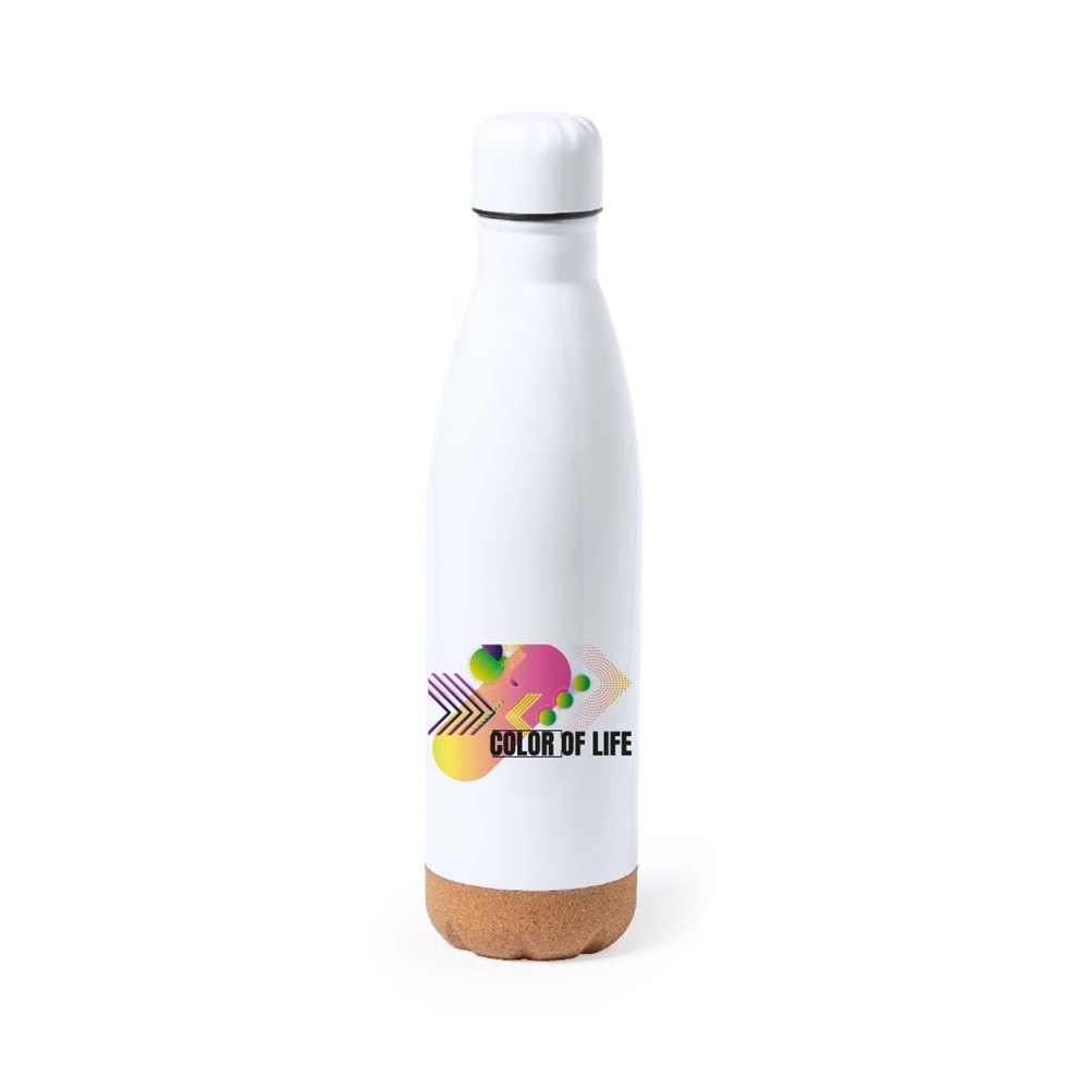 Waterfles Roestvrijstaal Kurk 750 ml