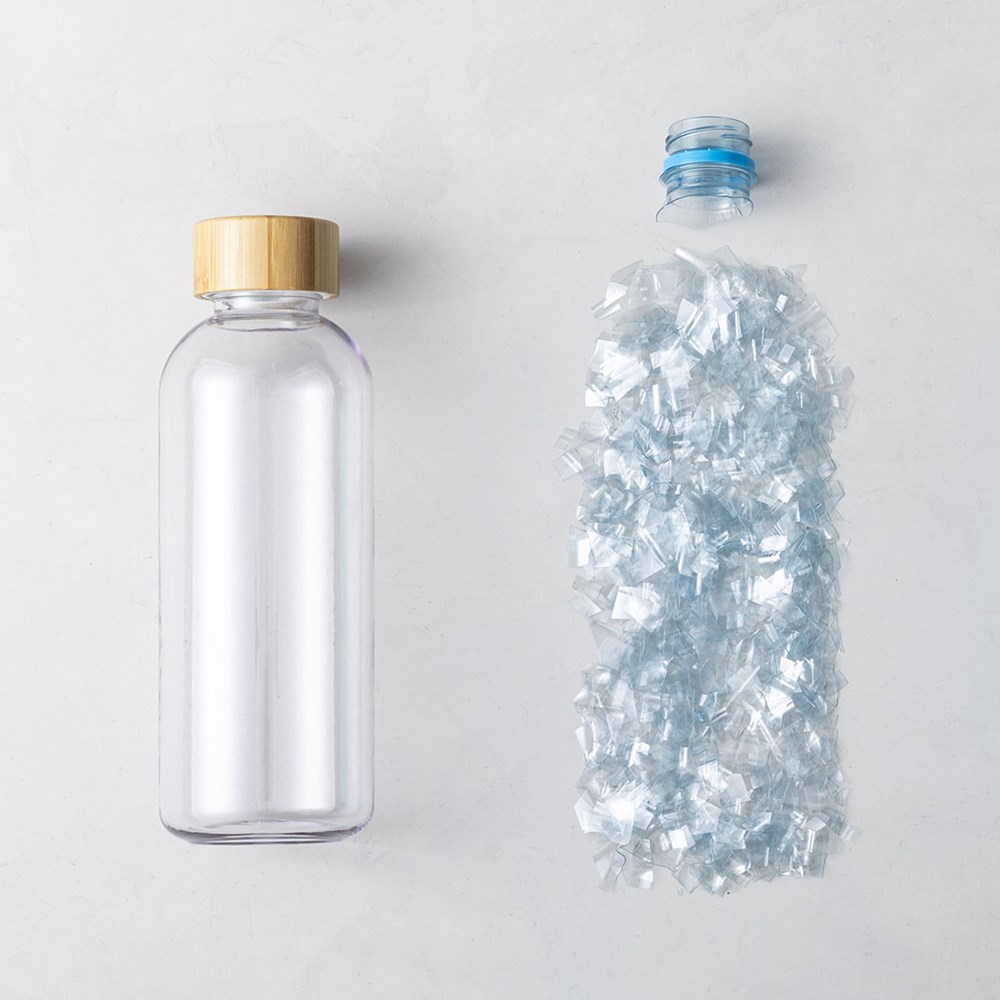 Waterfles Solarix Gerecycled Plastic 600 ml