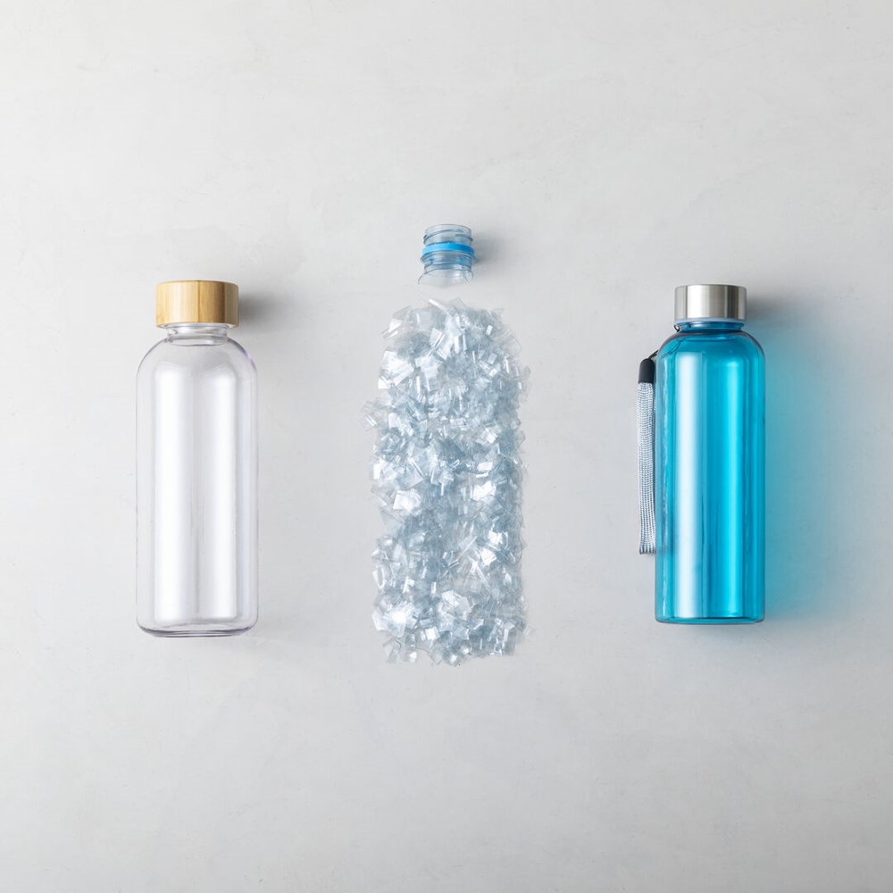 Waterfles Solarix Gerecycled Plastic 600 ml