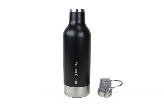 Yeeco Thermosfles Clean Zwart 473 ml