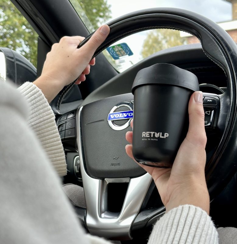 SUB wet koffiebeker zwart Retulp