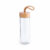 Waterfles Glas Bamboe 420 ml